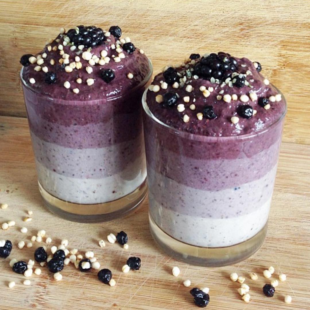 Lila Brombeeren Smoothie