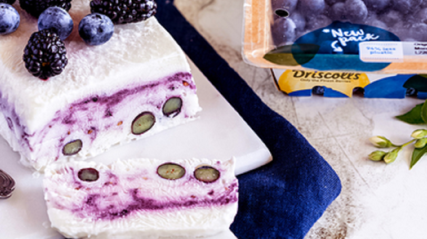 Joghurt-Beeren-Eiskuchen Driscoll's