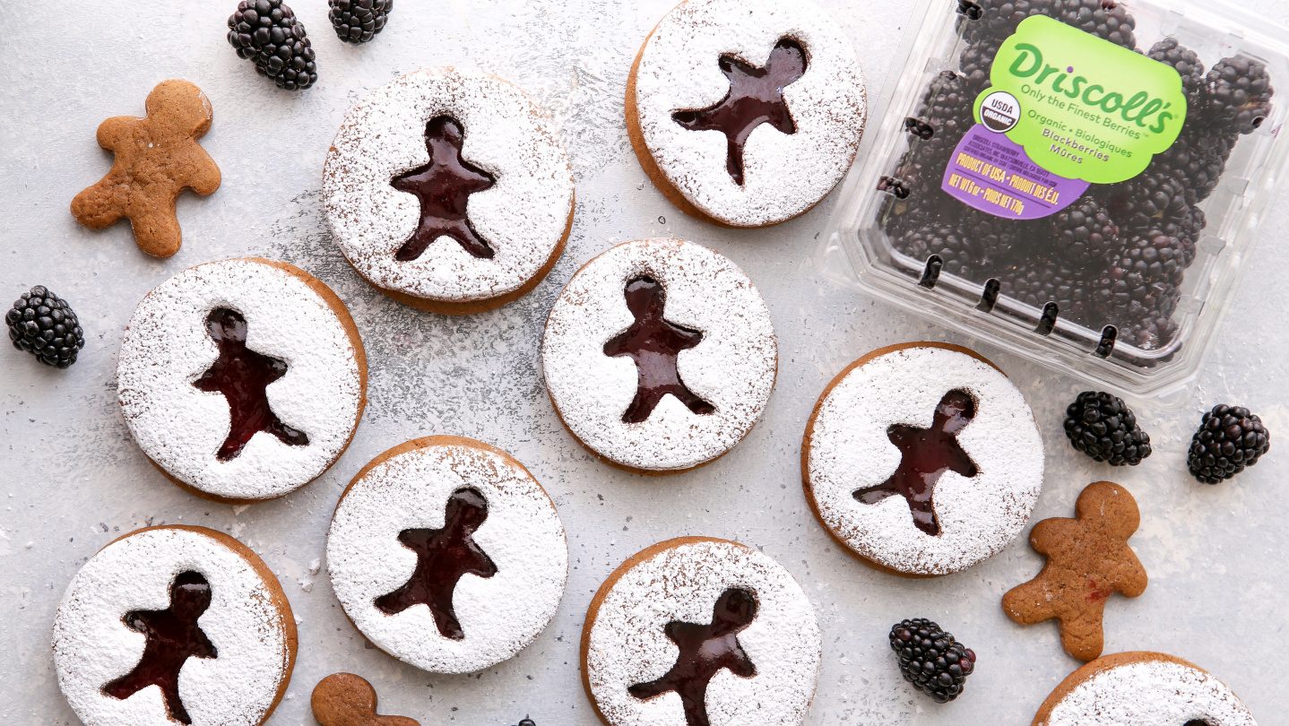 Linzer Kekse zu Weihnachten 