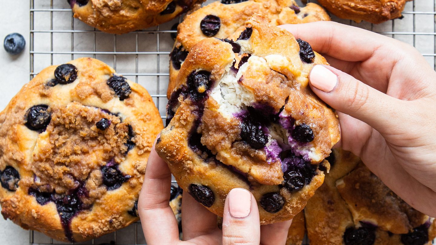 Blaubeer-Muffin Tops