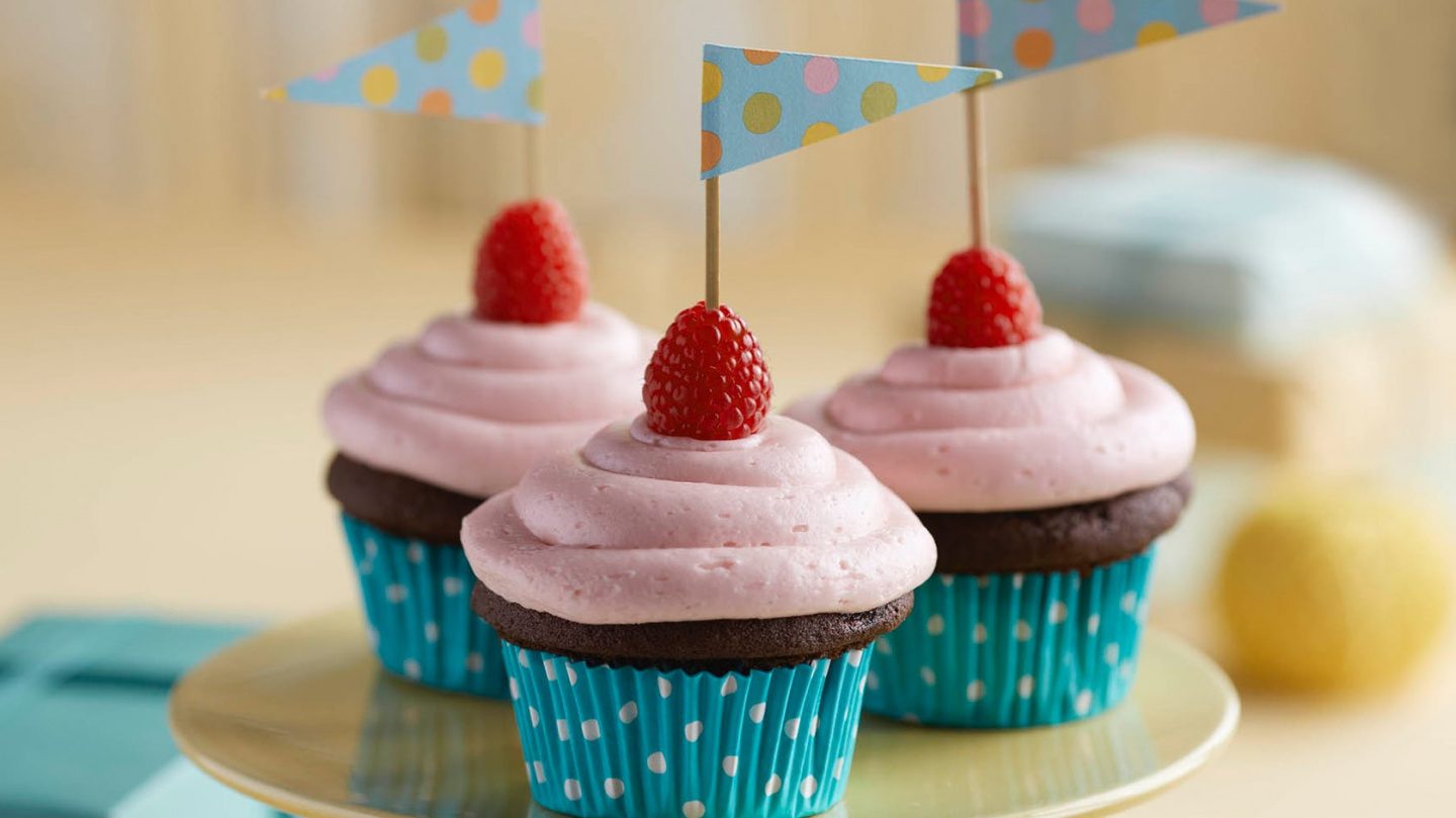 Himbeer-Schokoladen-Cupcakes