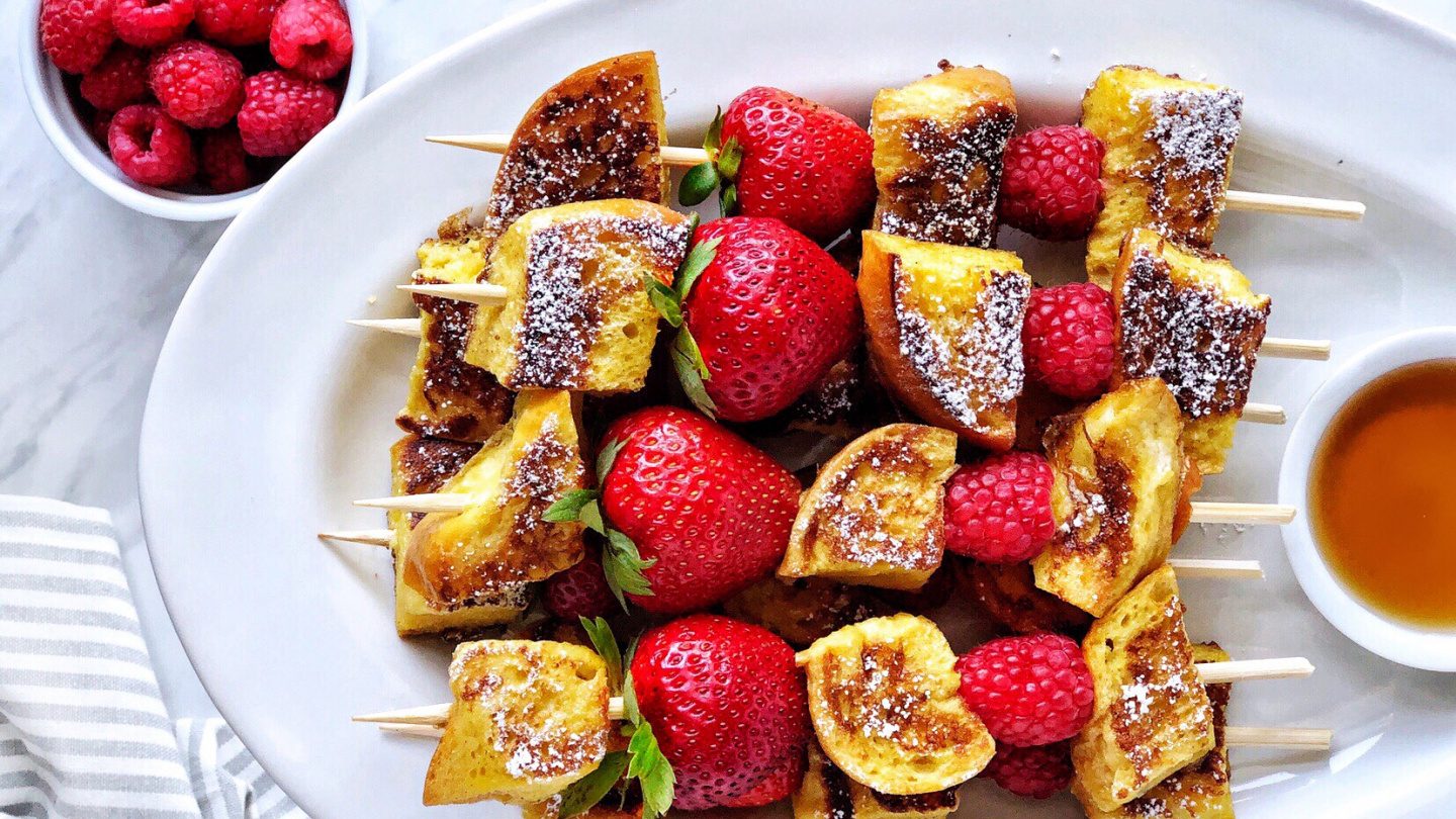 Beerige French-Toast-Kebabs