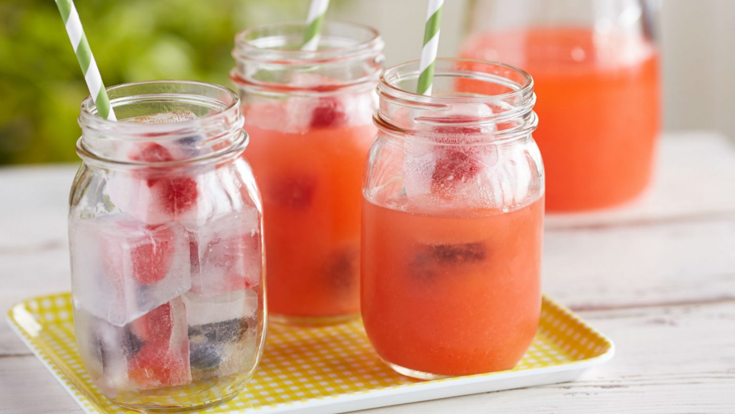 Erdbeeren Limonade