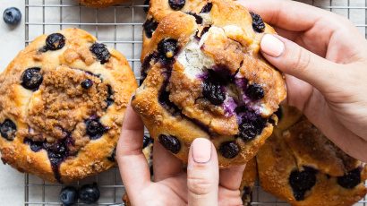 Blaubeer-Muffin Tops