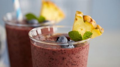 Blaubeeresmoothie mit Grünkohl