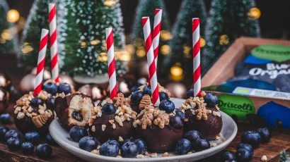 Cake Pops mit Blaubeeren