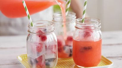 Erdbeeren Limonade