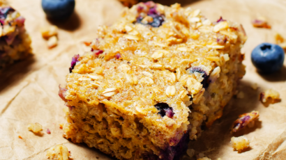 Blaubeer-Haferriegel ohne Backen