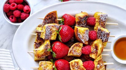 Beerige French-Toast-Kebabs