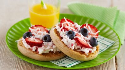 Mini Beeren-Pita-Pizza