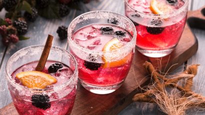Brombeer-Ingwer-Cocktail