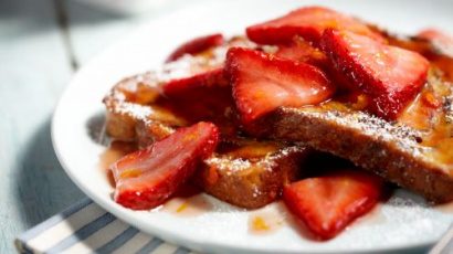 French Toast mit Erdbeeren