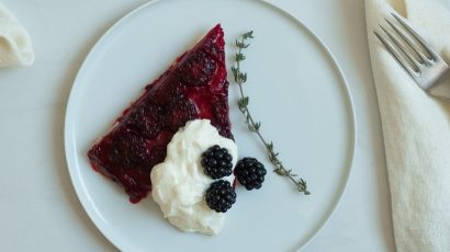 Brombeer-Tarte-Tatin 