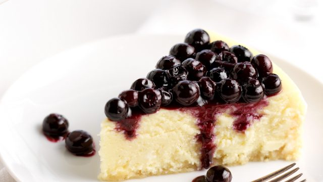 Cheesecake-Rezept mit Mascarpone und Blaubeeren