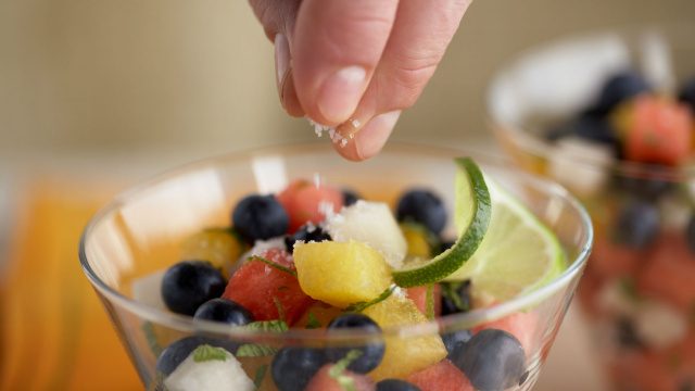 Blaubeer-Fruchtsalat-Rezept
