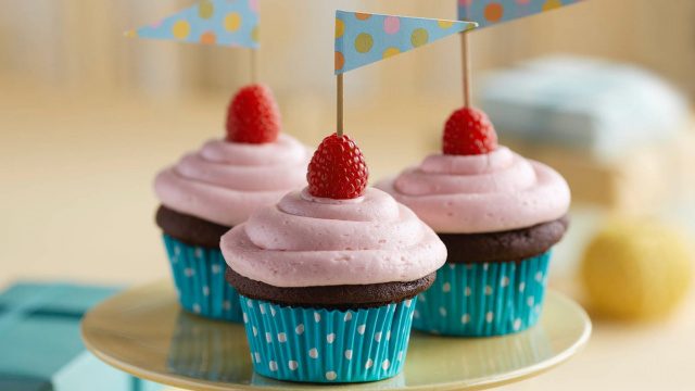 Himbeer-Schokoladen-Cupcakes